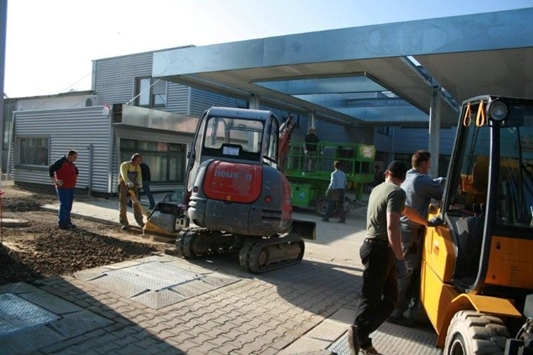 Bauarbeiten gehen gut voran